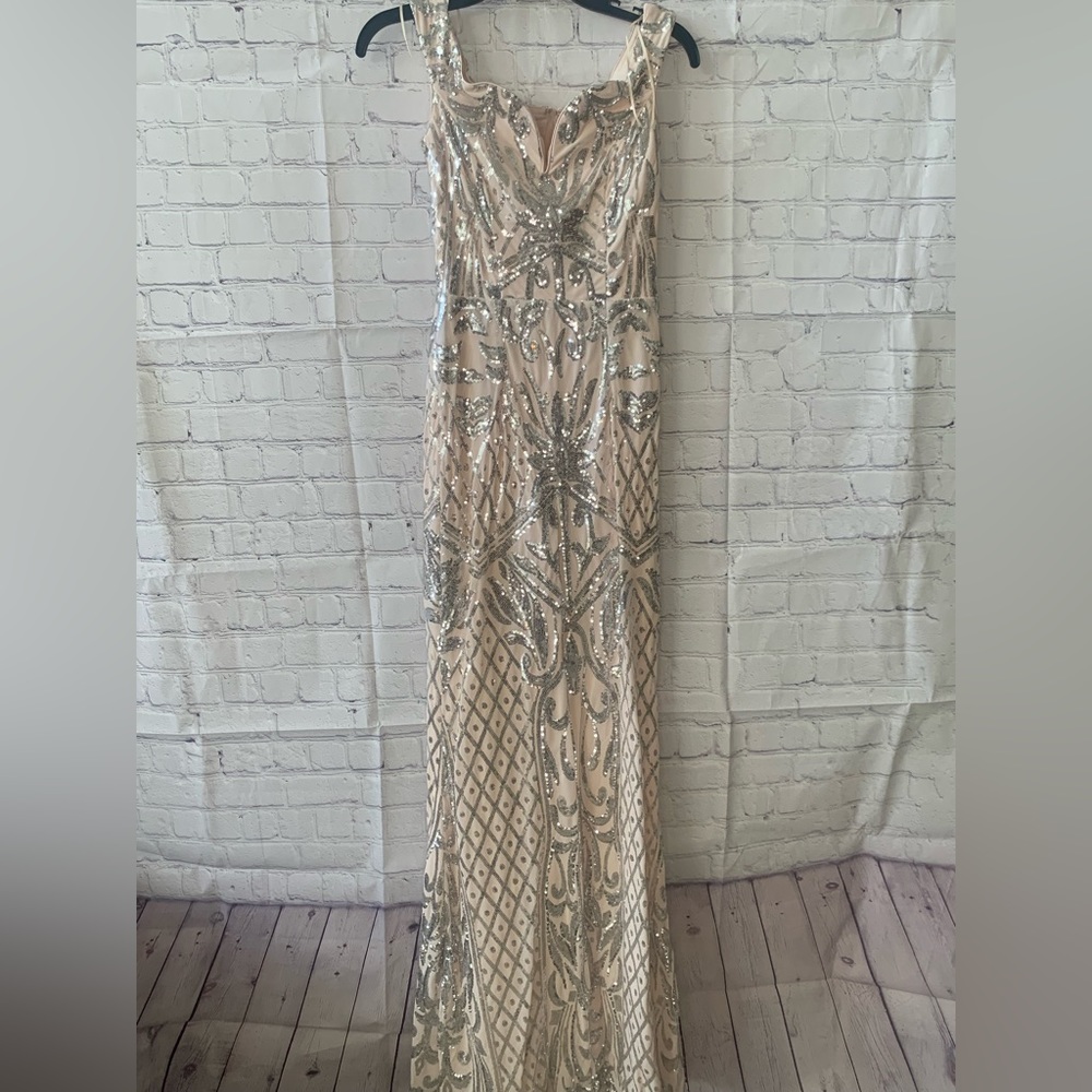 Blush Pink Sequin Dress